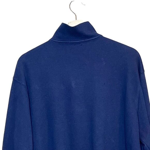 Polo Ralph Lauren navy blue 1/4 zip estate rib shirt size XL - Picture 6 of 15